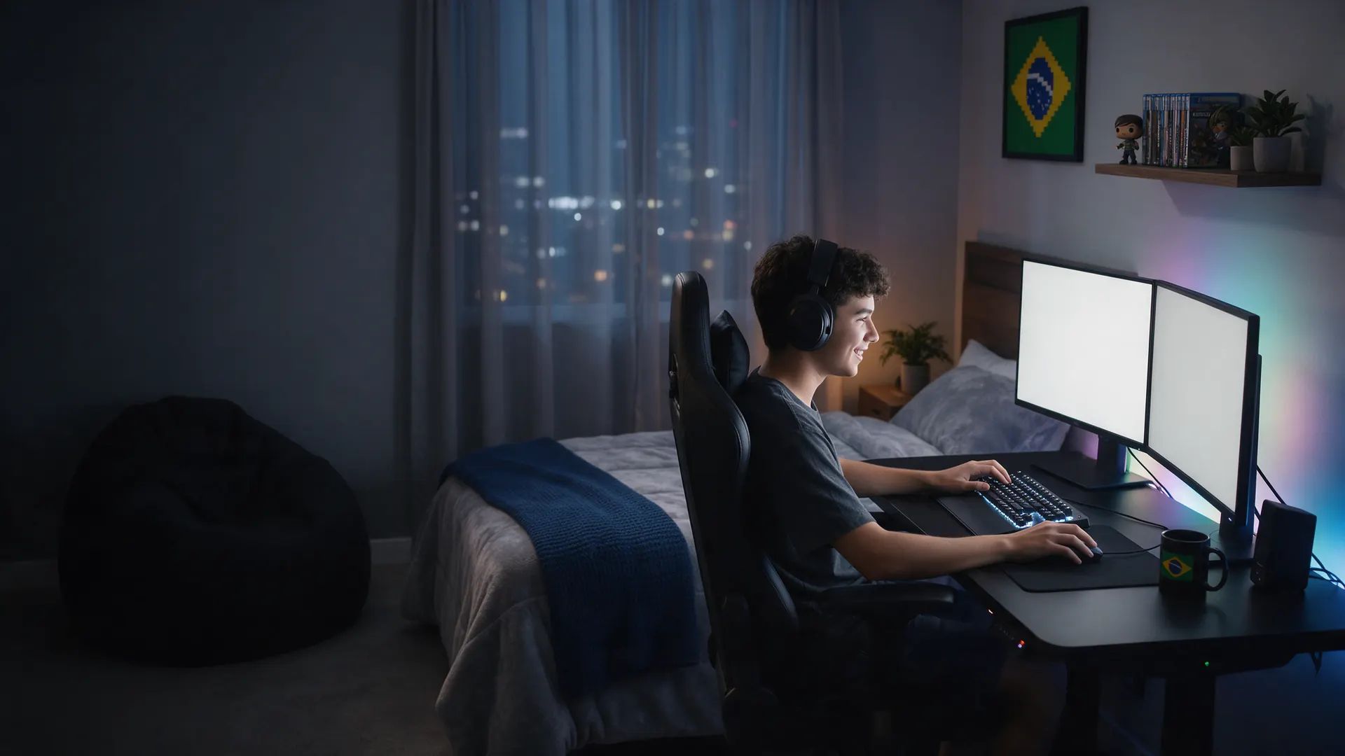 Jogue sem lag e com ping baixo, com internet fibra da Gubnet em Guaiba
